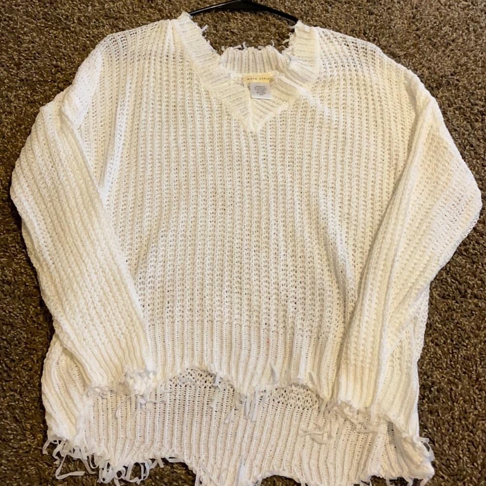 White V sweater size M